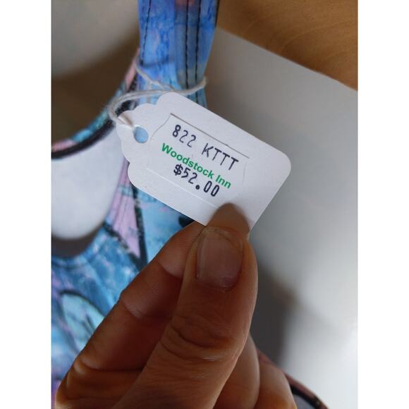 AGENT QUINZE Graffiti Print Tank Top Street Art NWT Woodstock Inn VT M - Picture 2 of 8